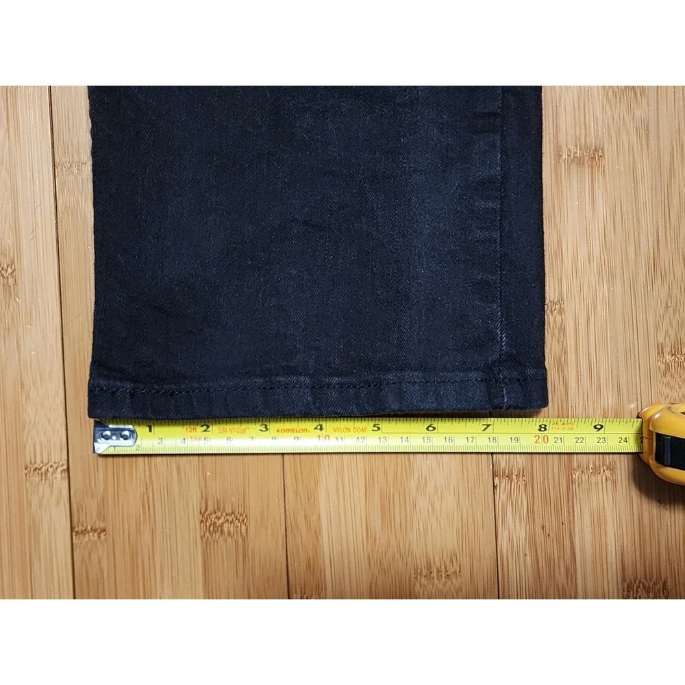 Levi's Jeans Men's Size 36x32 Black 514 Straight Fit Stretch Denim Western Rodeo
